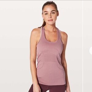 Lululemon pink Swiftly Racerback Tank